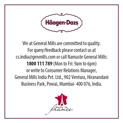 HAGGEINDAS MACADEMIA NUT MINI ICE CREAM, 100ML - SuperMarcheStore