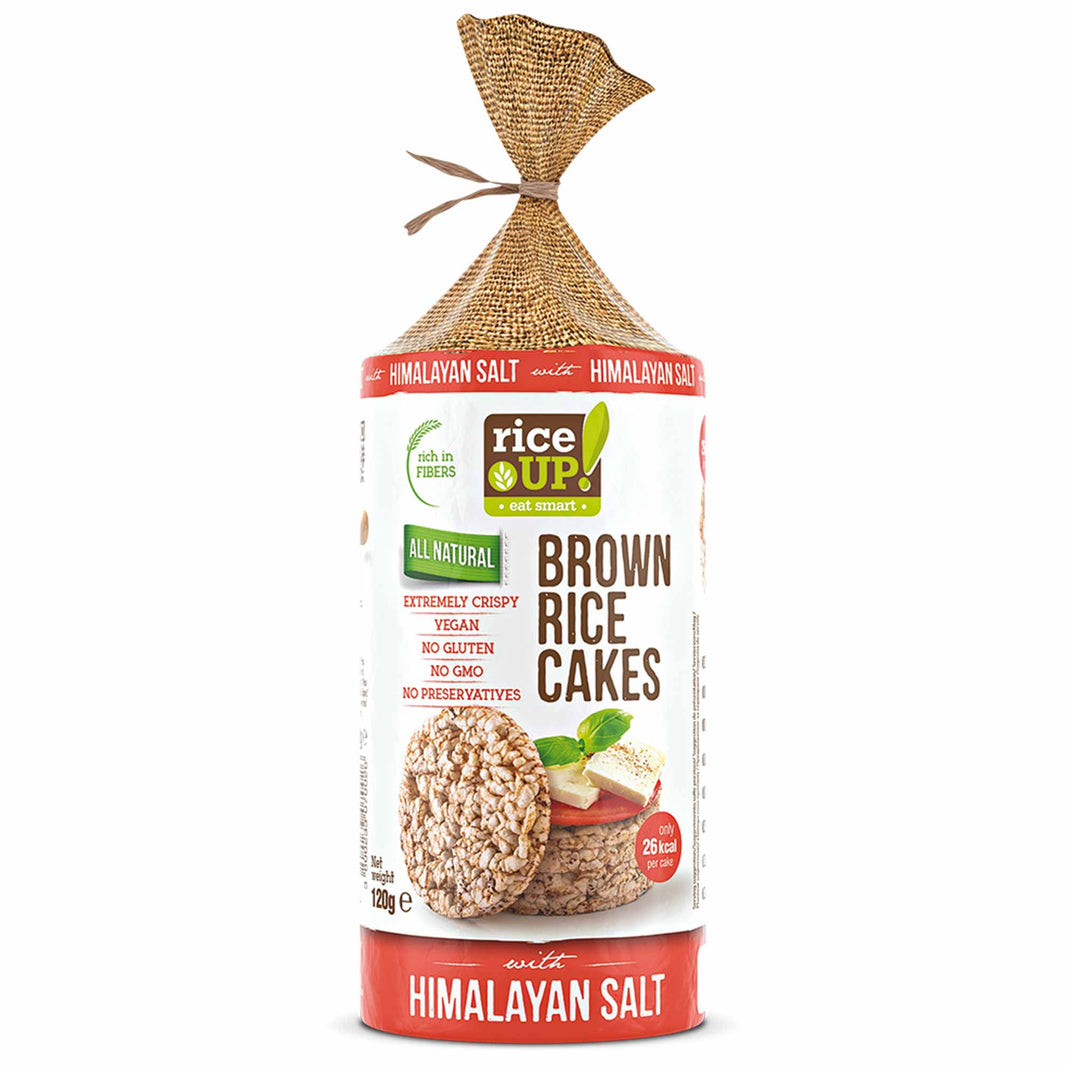 RICEUP BROWN RICE CKS HMLYN SLT VGN 120G