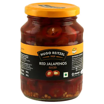 HUGO REITZEL SLICED RED JALAPENO 340G