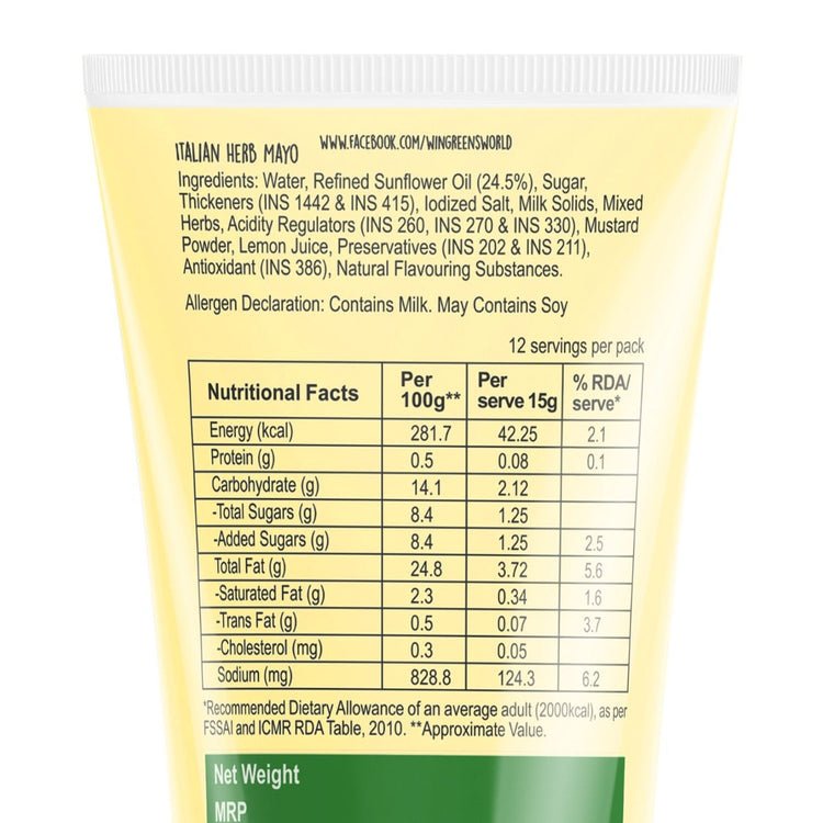 ITALIAN HEB MAYO 130GM - SuperMarcheStore