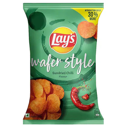 LAYS WAFER STYLE SUNDRIED CHILLI 52 GM