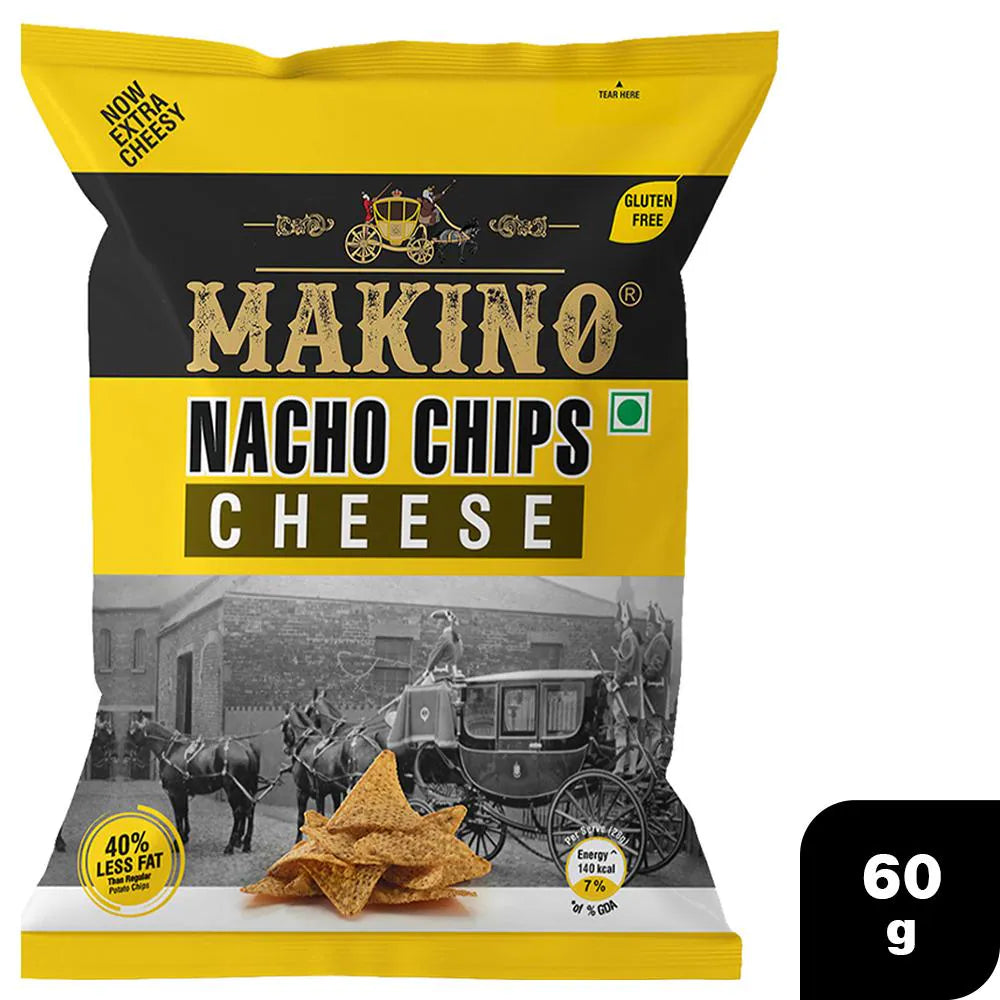 MAKINO NACHO CHIPS CHEESE 60G