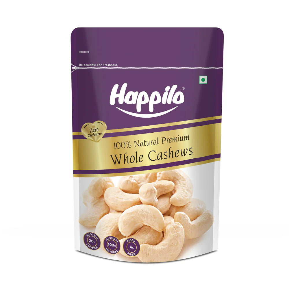 HAPPILO PREMIUM CASHEW NUTS 200 GM