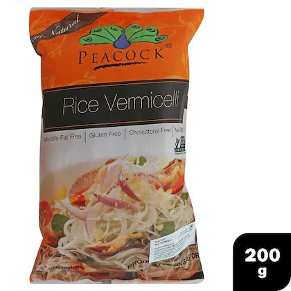PEACOCK RICE VERMICELLI 200GM