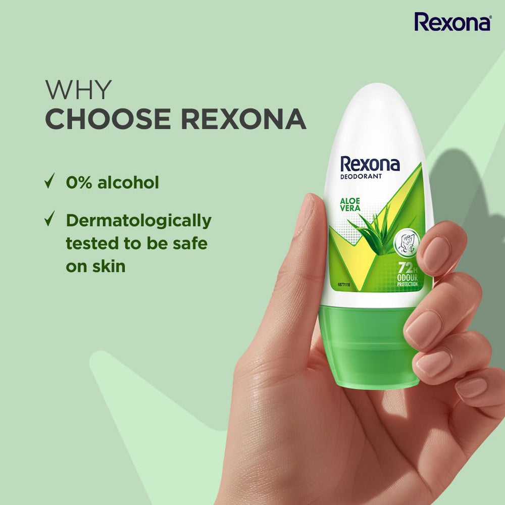 REXONA ROLL ON ALOEVERA 50 ML - SuperMarcheStore