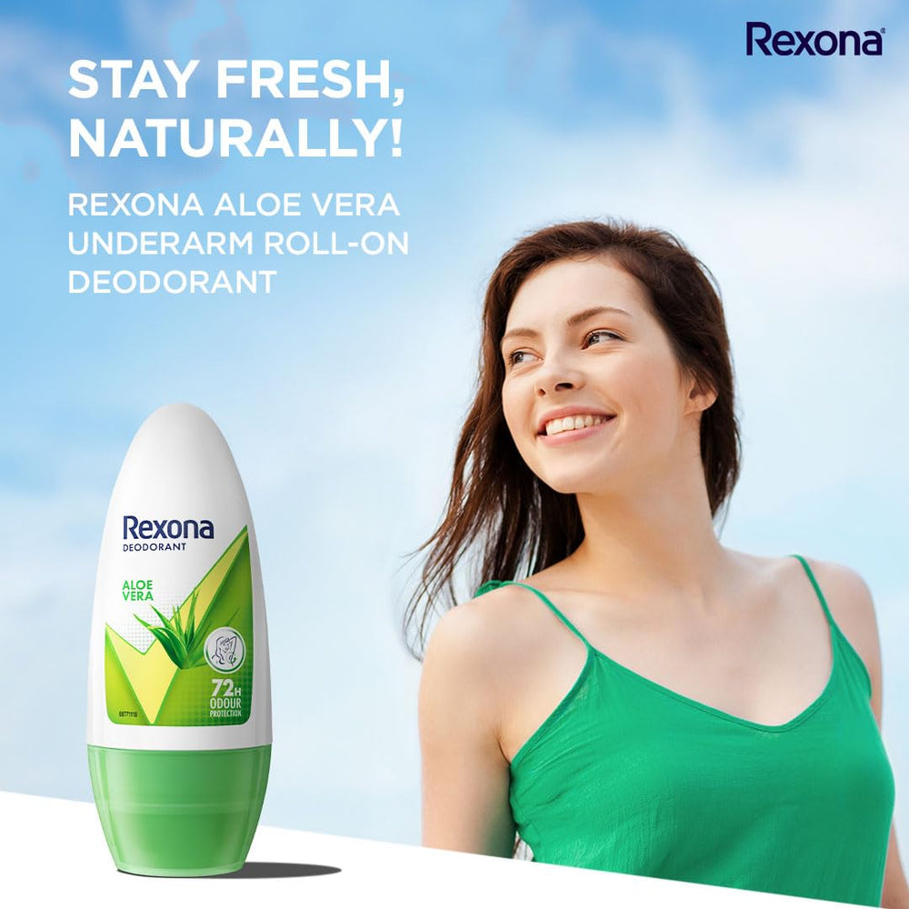 REXONA ROLL ON ALOEVERA 50 ML - SuperMarcheStore