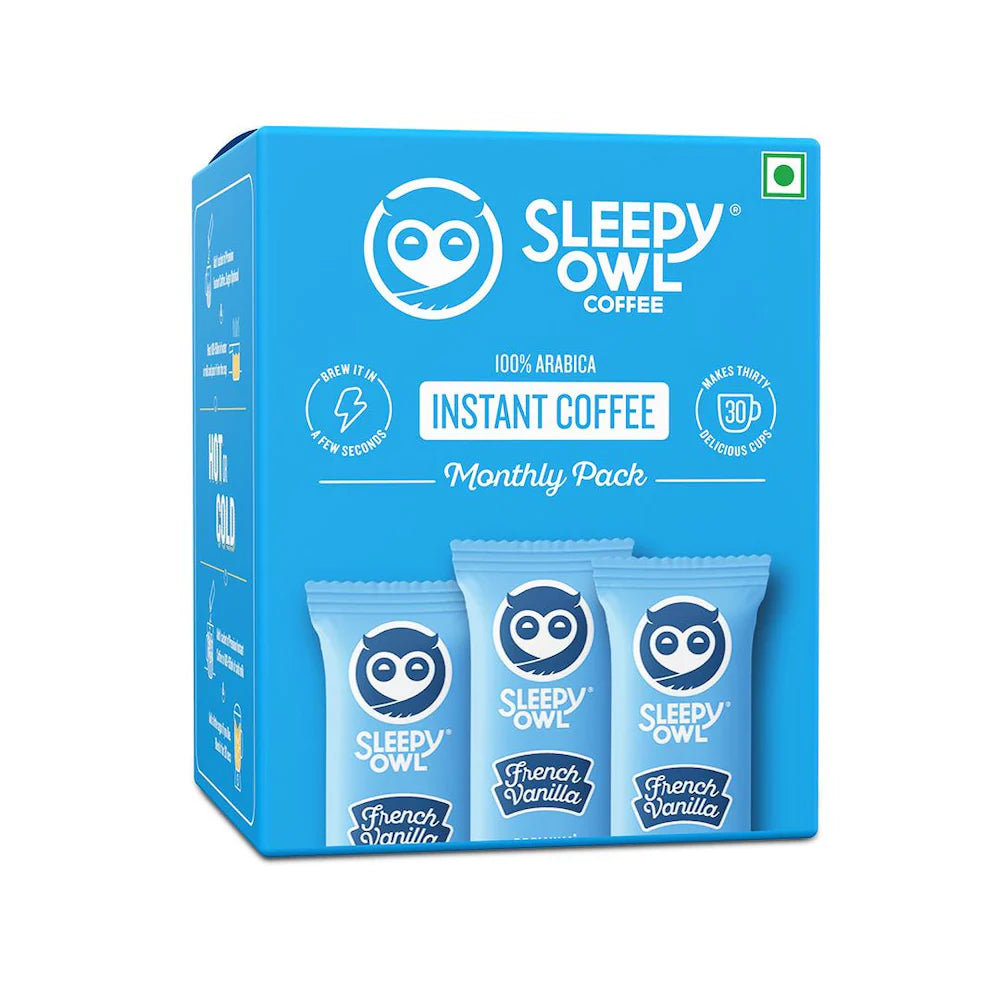 SLEEPY OWL FRENCH VANILLA INSTANT COFFIE