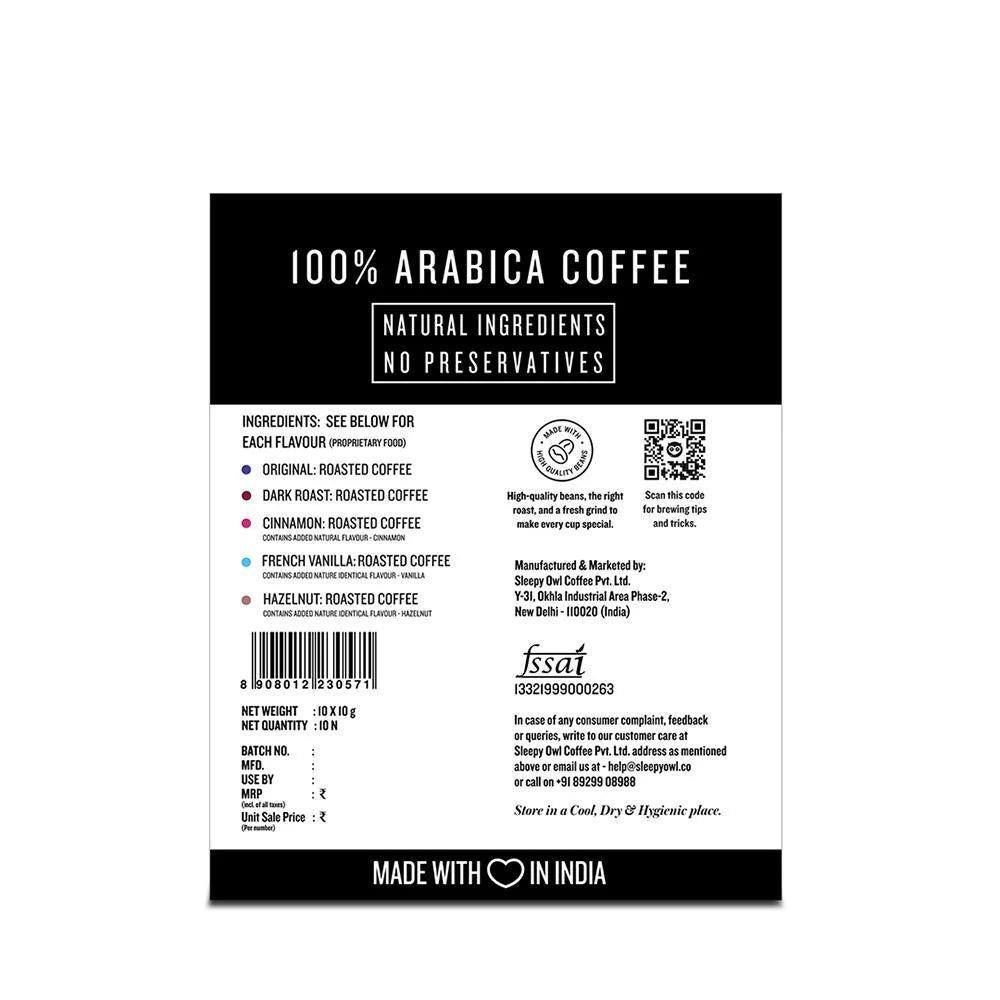 SLEEPY OWL HOT BREW ASSORTED BOX 10N*10GM - SuperMarcheStore