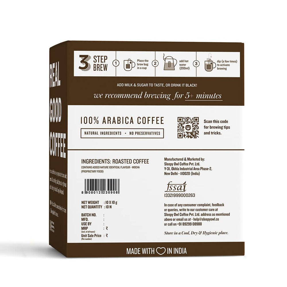 SLEEPY OWL HOT BREW COFFEE MOCHA - SuperMarcheStore