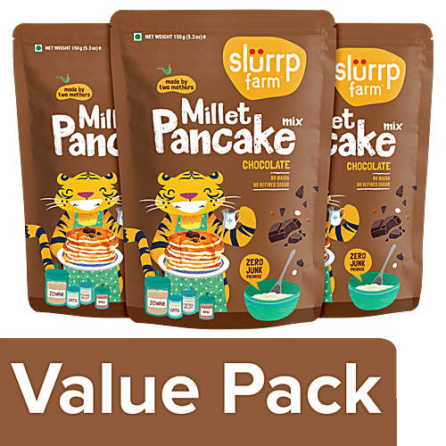 SLURP FARM MILLE CHOCLATE BUCKWHEAT MILLET FLAKES 450 GM - SuperMarcheStore