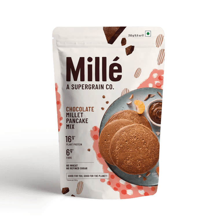 SLURP FARM MILLE CHOCLATE MILLET PANCAKE MIX 250 GM - SuperMarcheStore