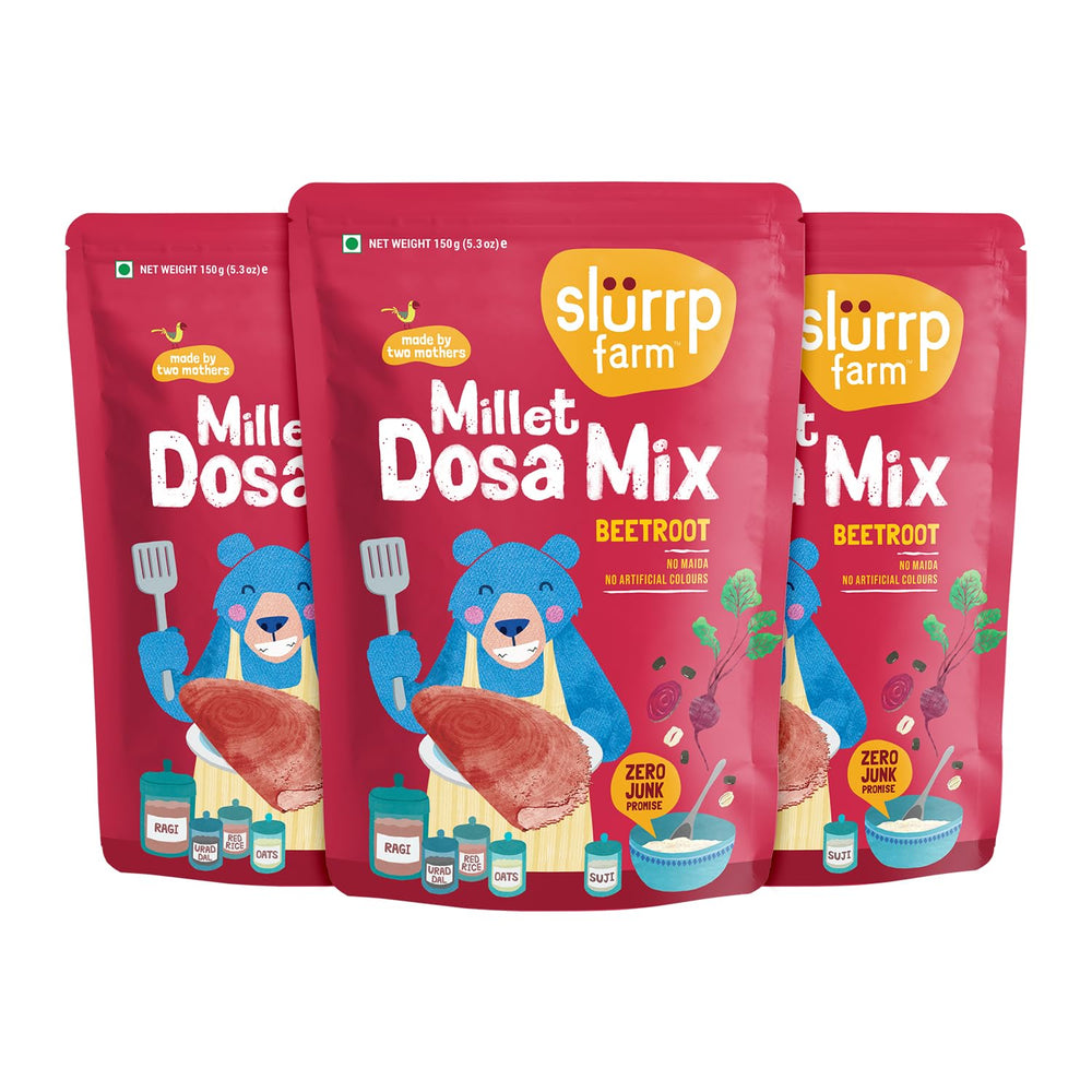 SLURRP FARM MILLET DOSA BEETROOT 150G - SuperMarcheStore