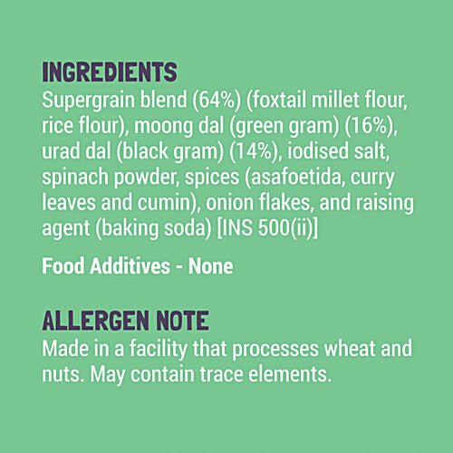 SLURRP FARM MILLET DOSA SPINACH 150G - SuperMarcheStore