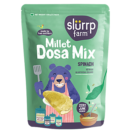 SLURRP FARM MILLET DOSA SPINACH 150G - SuperMarcheStore