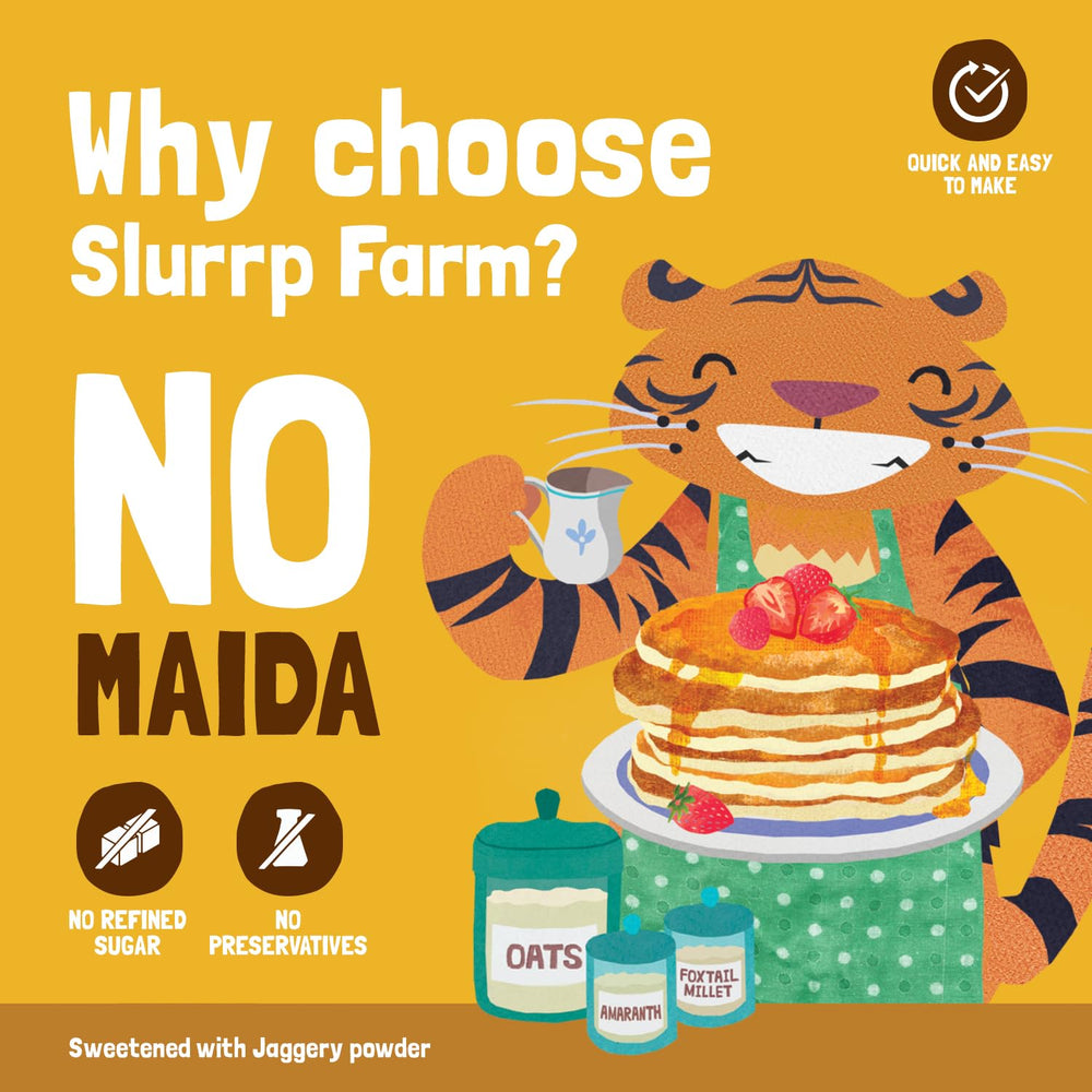 SLURRP FARM MILLET PANCAKE BANANA CHOCO CHIP 150G - SuperMarcheStore