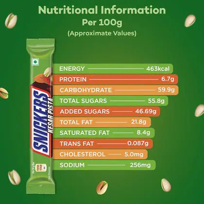 SNICKERS KESAR PISTA 24 GM - SuperMarcheStore