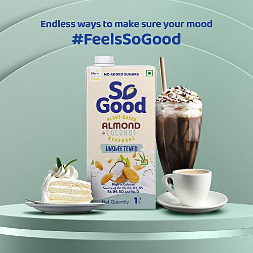SO GOOD ALMOND COCONUT UNSWT 1000ML - SuperMarcheStore