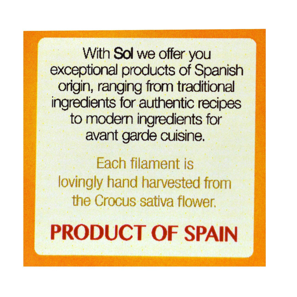 SOL SAFFRON 1 GM - SuperMarcheStore