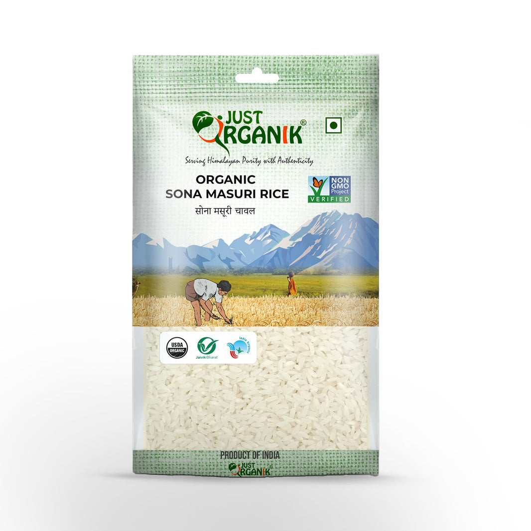 JUST ORGANIK SONA MASOORI RICE 1KG