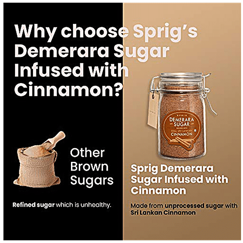 SPRIG DEMERARA SUGAR CINNAMON JR 175g - SuperMarcheStore