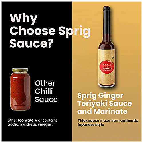 SPRIG SAUCE GINGER TERIYAKI BT 100/120g - SuperMarcheStore