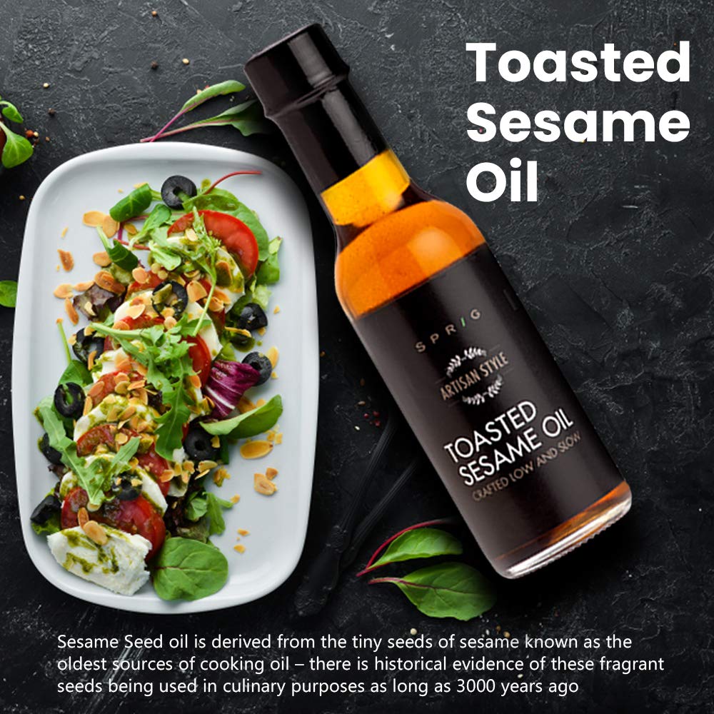 SPRING SESAME OIL TOASTED BT 125G - SuperMarcheStore