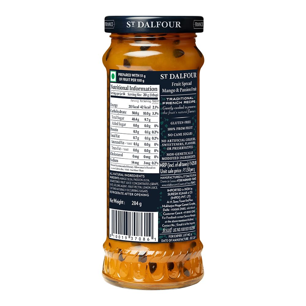 ST DALFOUR MANGO & PASSION FRUIT 284G - SuperMarcheStore