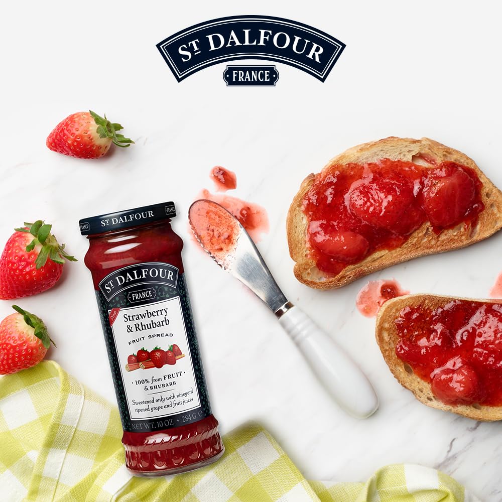 ST DALFOUR STRAWBERRY & RHUBARB - SuperMarcheStore