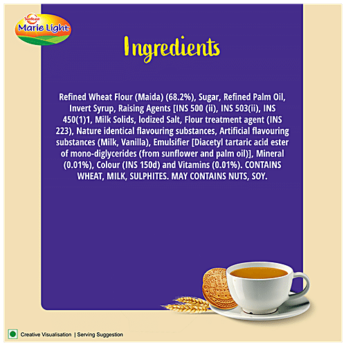 SUNFEAST MARIE LIGHT ATIVE BISCUITS 75 GM - SuperMarcheStore