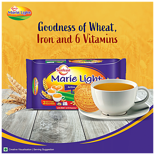 SUNFEAST MARIE LIGHT ATIVE BISCUITS 75 GM - SuperMarcheStore