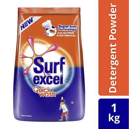 SURF EXCEL QUICK WASH POUCH 1KG - SuperMarcheStore