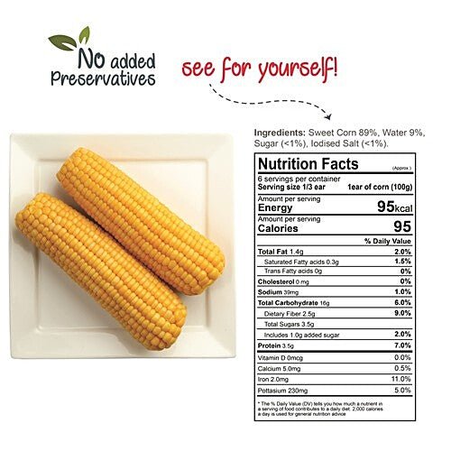 TADDA/SWEET CORN SINGLE COB - SuperMarcheStore