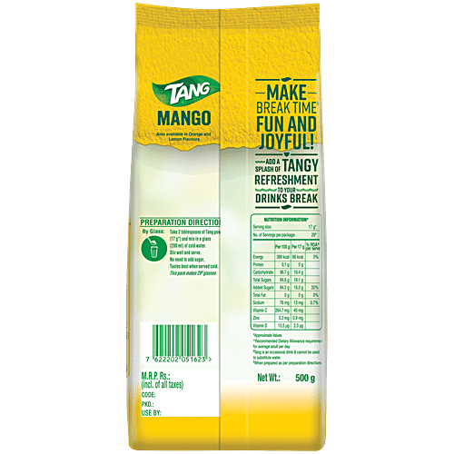 TANG MANGO POUCH 500 GM - SuperMarcheStore