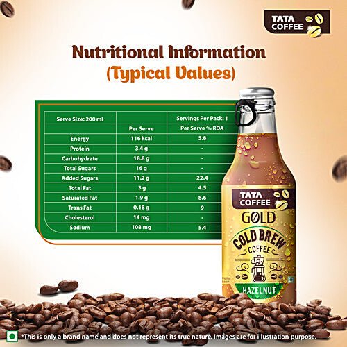 TATA COFFEE COLD BREW HAZELNUT 200 ML - SuperMarcheStore