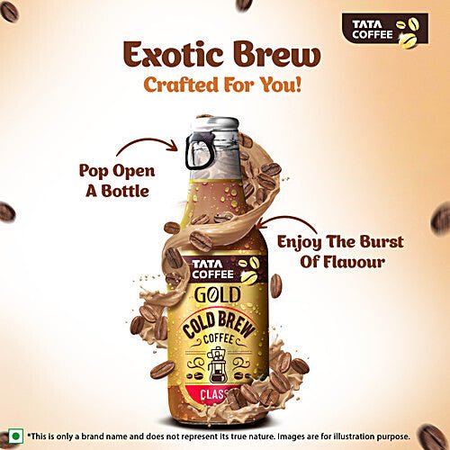 TATA COFFEE GOLD COLD BREW CLASSIC 200 ML - SuperMarcheStore