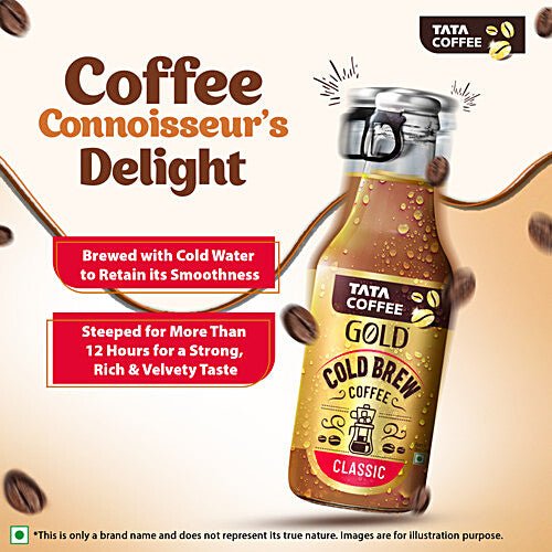 TATA COFFEE GOLD COLD BREW CLASSIC 200 ML - SuperMarcheStore