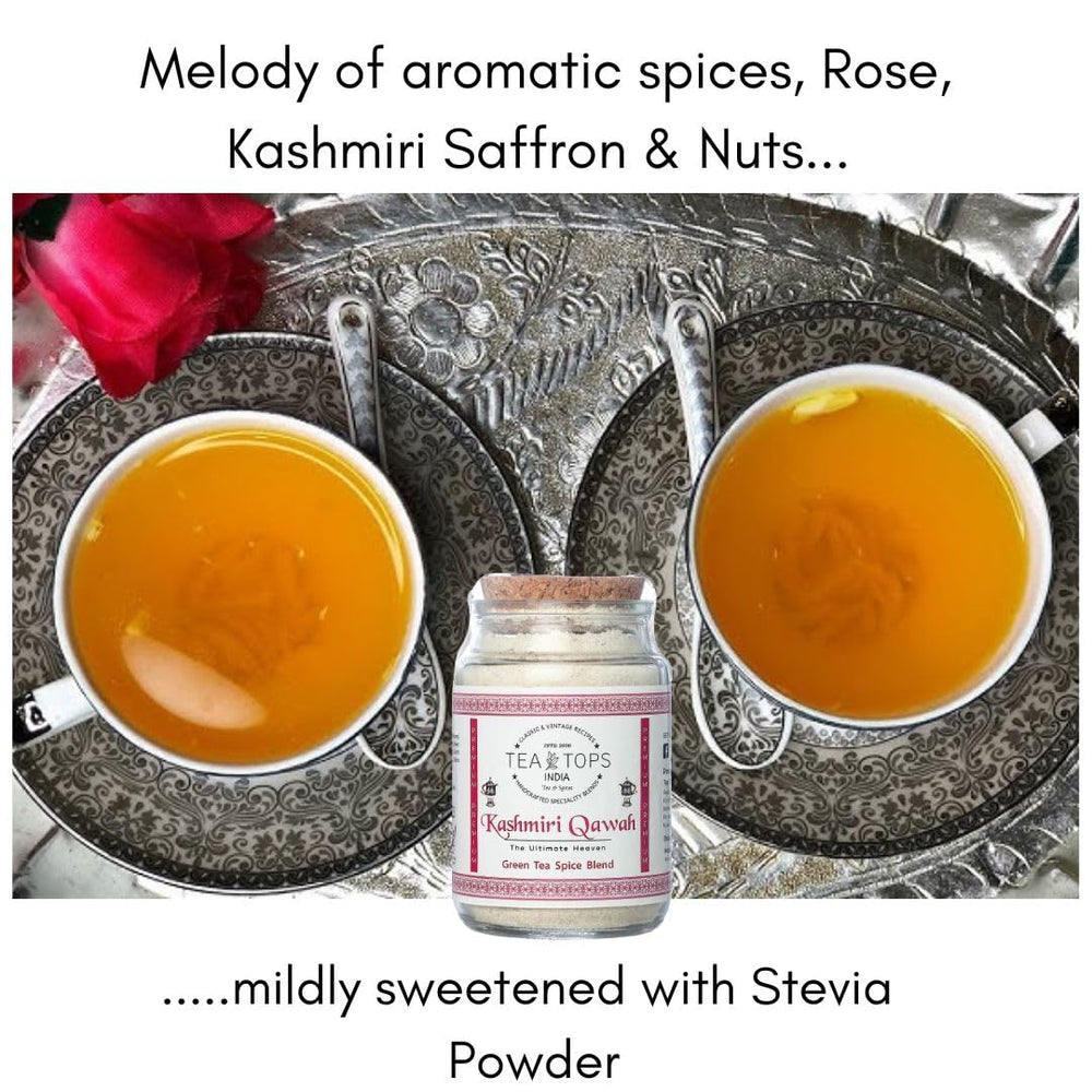 TEA TOPS INDIA KASHMIRI QAWAH 75 GM - SuperMarcheStore