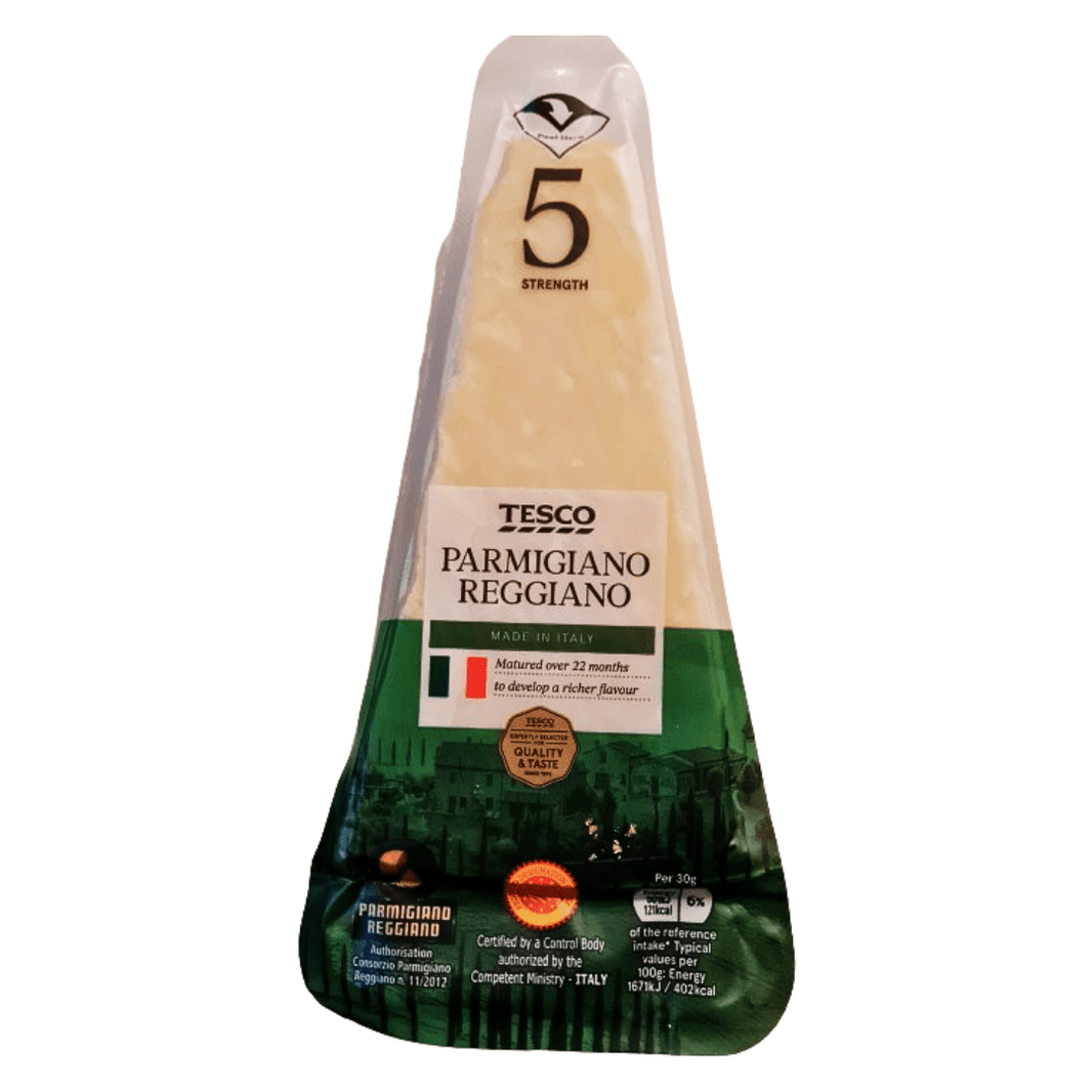 TESCO PARMIGIANO REGGIANO CHEESE 200 GM - SuperMarcheStore