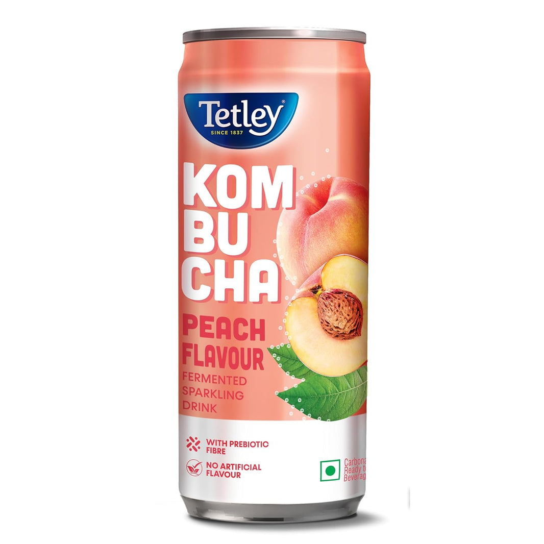 TETLEY KOMBUCHA PEACH - SuperMarcheStore