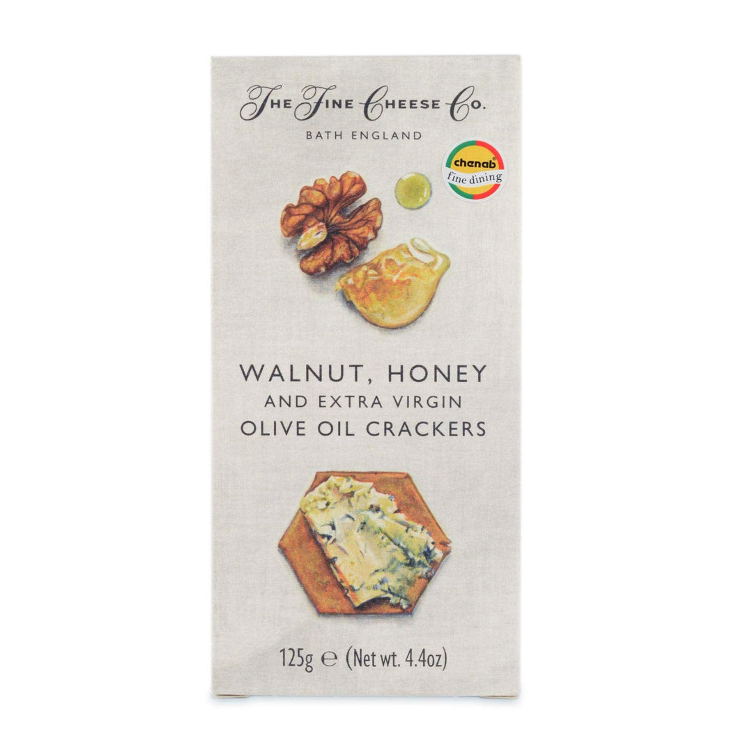 THE FINE CHEESE CO WALNUT HONEY CRACKERS 125G - SuperMarcheStore