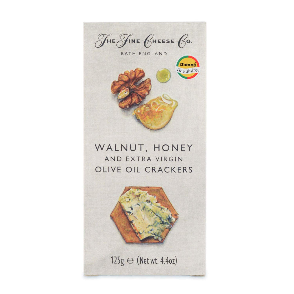 THE FINE CHEESE CO WALNUT HONEY CRACKERS 125G - SuperMarcheStore
