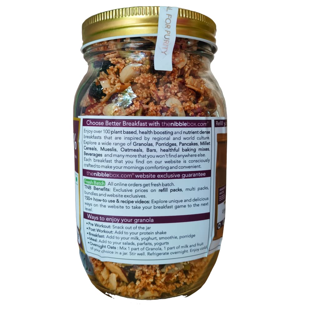 THE NIBBLE BOX AMARNTH AMR GRNL JAR 400G - SuperMarcheStore