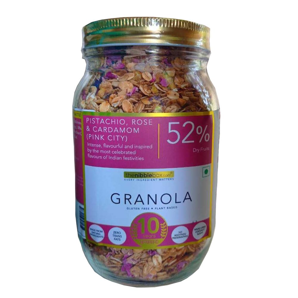 THE NIBBLE BOX PINK CITY GRANOL JAR 500G - SuperMarcheStore