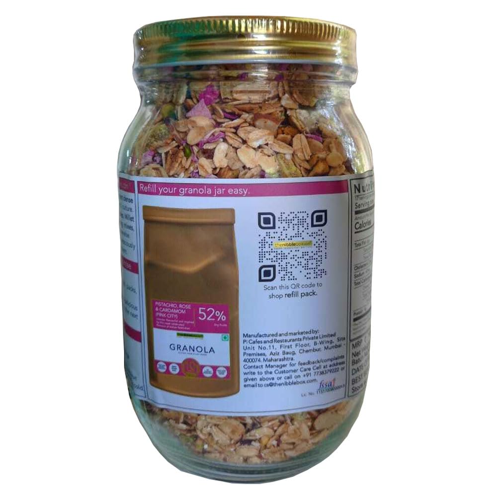 THE NIBBLE BOX PINK CITY GRANOL JAR 500G - SuperMarcheStore