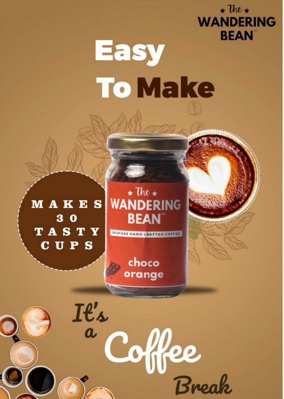 THE WANDERING BEAN CHOCO ORANGE COFFEE 60 GM - SuperMarcheStore