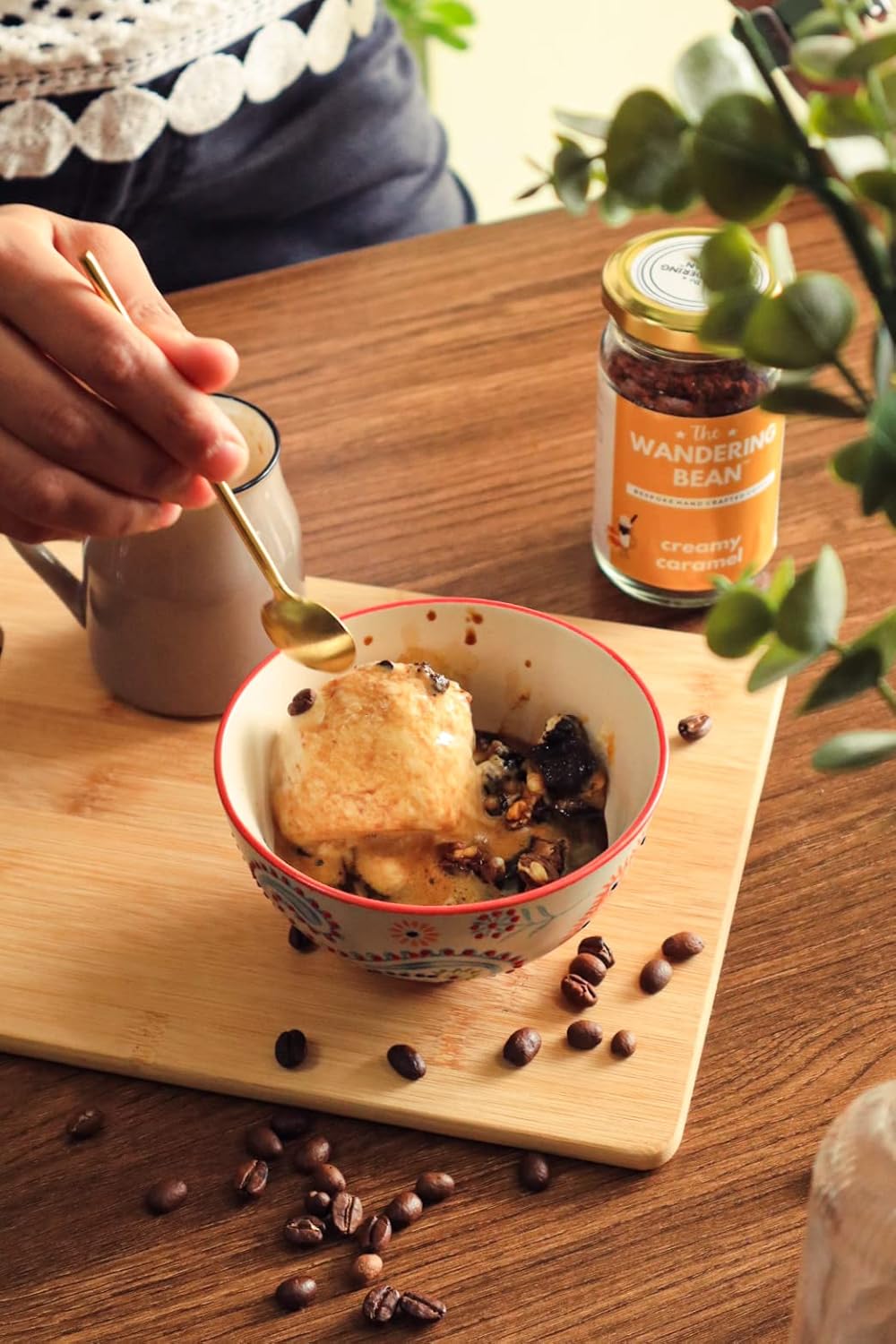 THE WANDERING BEAN CREAMY CARAMEL COFFEE 60 GM - SuperMarcheStore