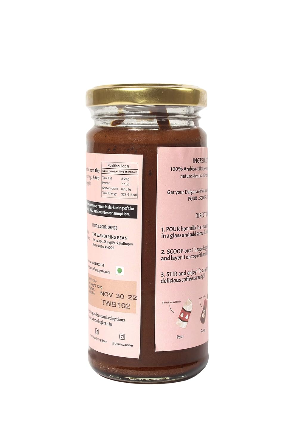 THE WANDERING BEAN DALGONA CLASSIC - SuperMarcheStore