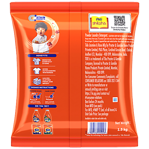 TIDE DOUBLE POWER JAS & ROSE 1.5 KG - SuperMarcheStore
