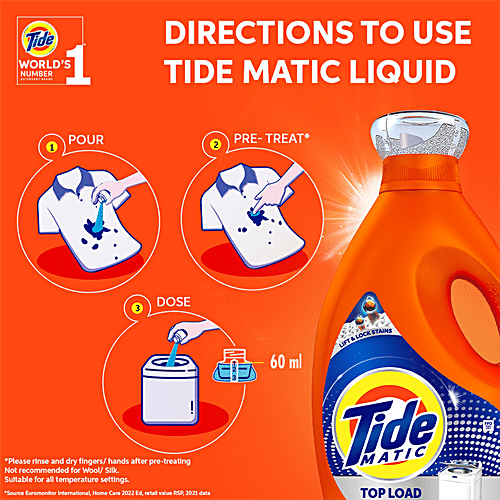 TIDE MATIC FRONT LOAD 850ML NEW - SuperMarcheStore
