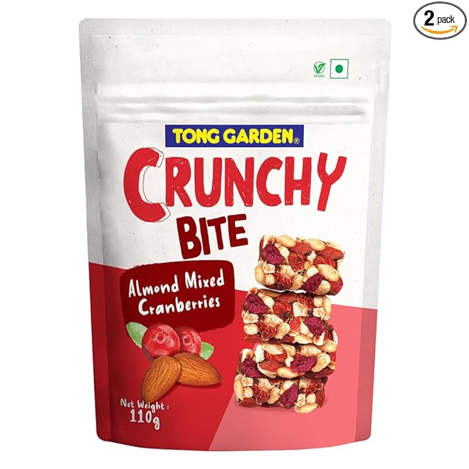 TONG GARDEN CRUNCHY BITE ALMOND MIXED CRANBERRIES - SuperMarcheStore